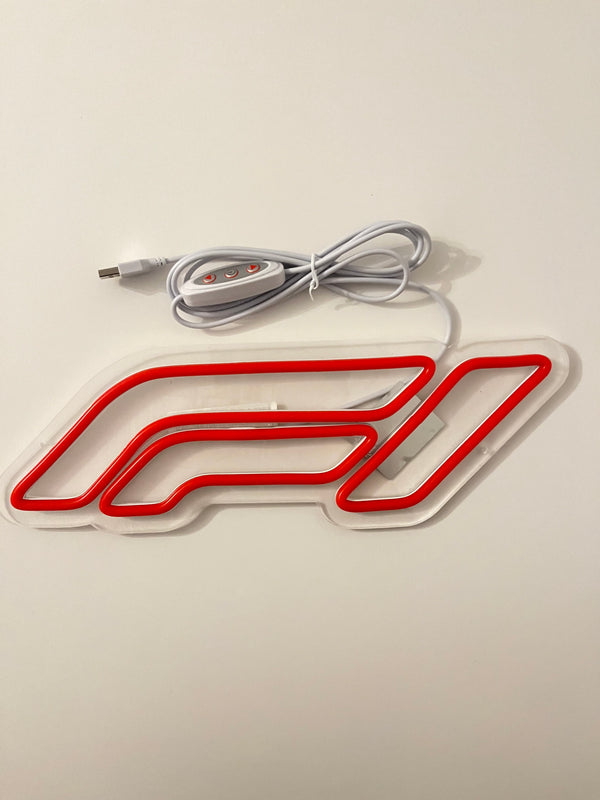 F1 Logo Neon LED Sign