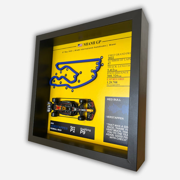 Max Verstappen - Miami GP 2023 3D Track Art