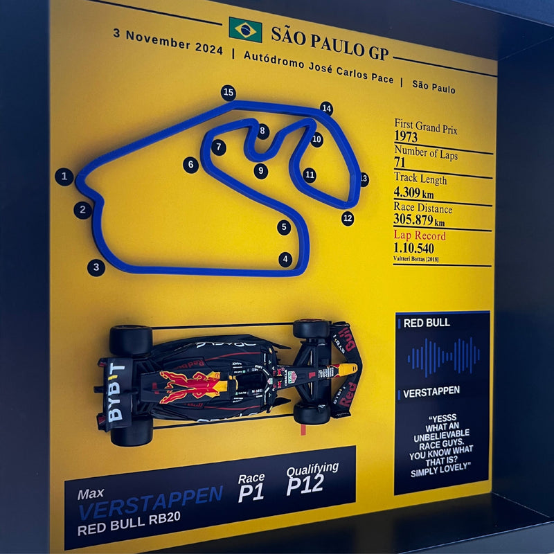 Max Verstappen - Brazil 2024 "Simply Lovely" 3D Art