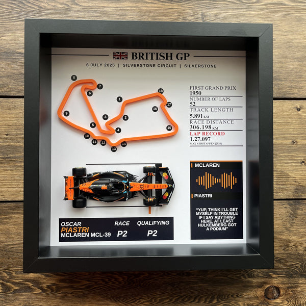 Oscar Piastri British GP 2025 | McLaren MCL39