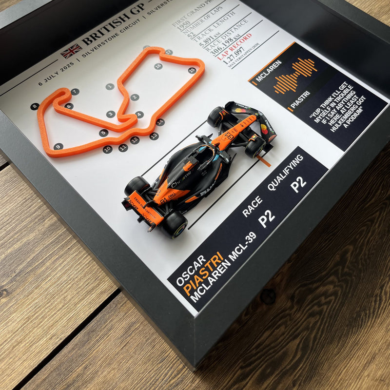 Oscar Piastri British GP 2025 | McLaren MCL39