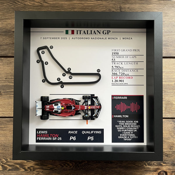 Lewis Hamilton Italian GP 2025 | Ferrari SF-25