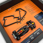 Max Verstappen - Silverstone 2023 3D Track Art