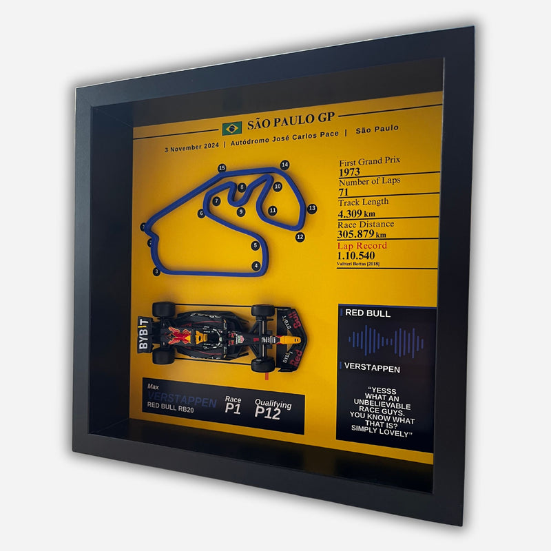 Max Verstappen - Brazil 2024 "Simply Lovely" 3D Art