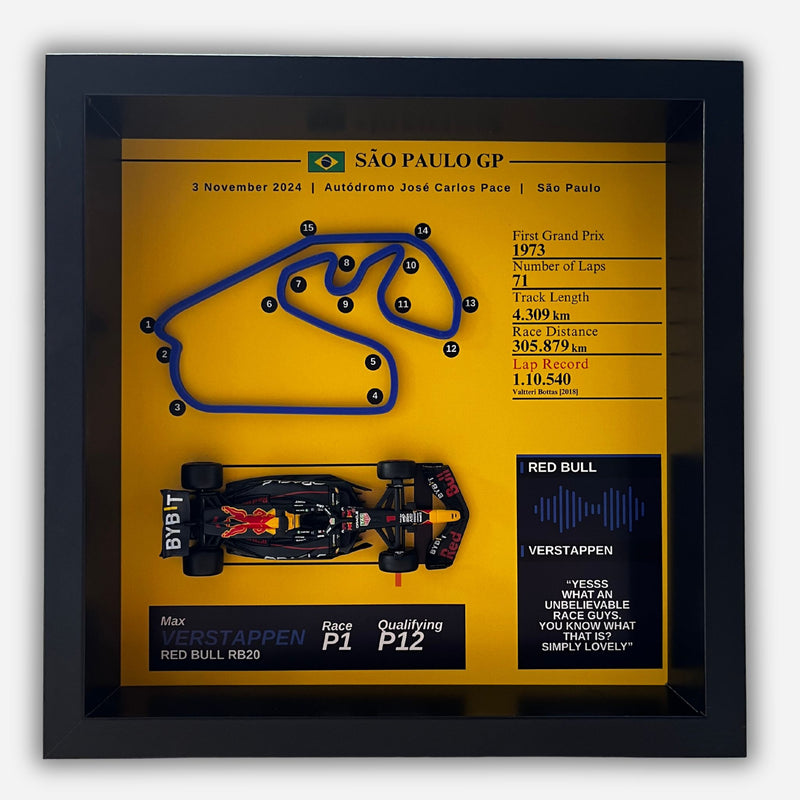 Max Verstappen - Brazil 2024 "Simply Lovely" 3D Art