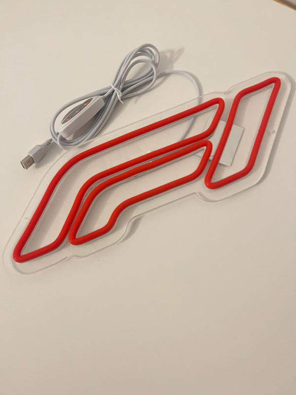 F1 Logo Neon LED Sign