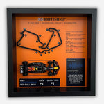 Max Verstappen - Silverstone 2023 3D Track Art