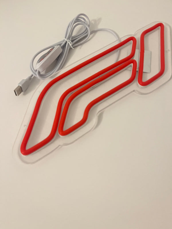 F1 Logo Neon LED Sign