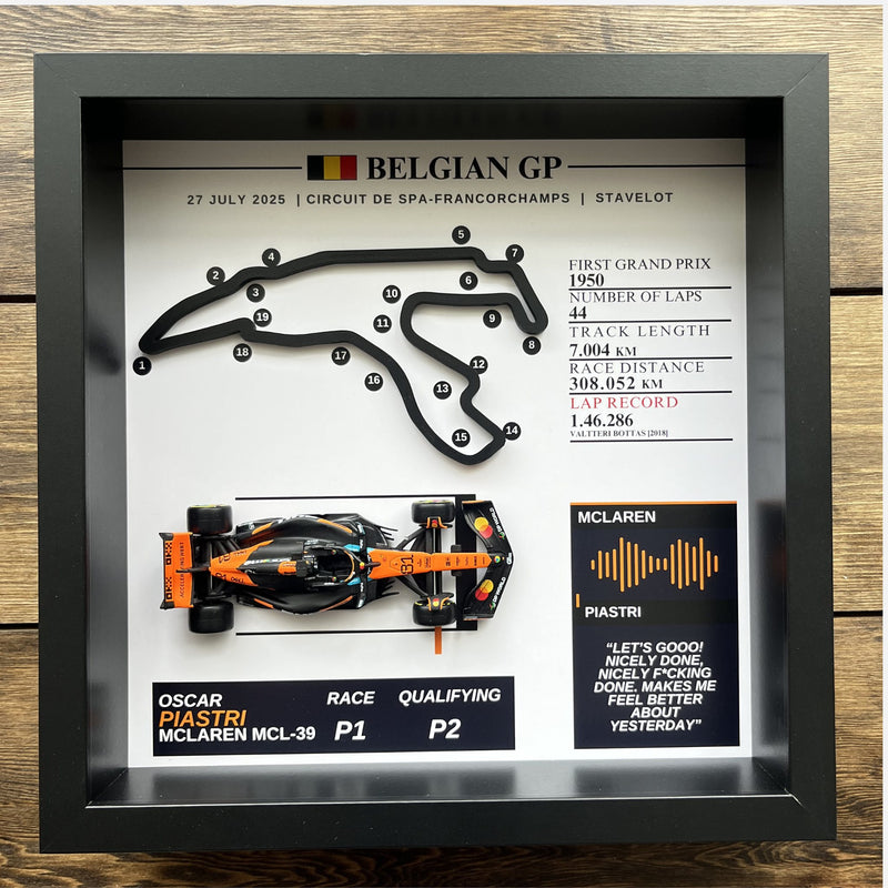 Oscar Piastri Belgian GP 2025 | McLaren MCL39