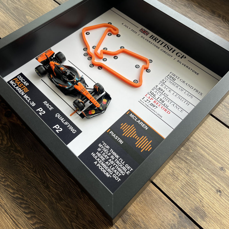 Oscar Piastri British GP 2025 | McLaren MCL39